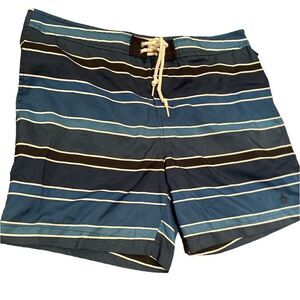Penguin Men’s Swim Trunks Size 34 Stripes